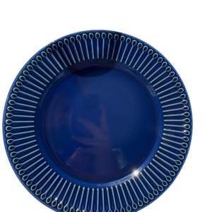 Blauw dinerbord klein deluxe
